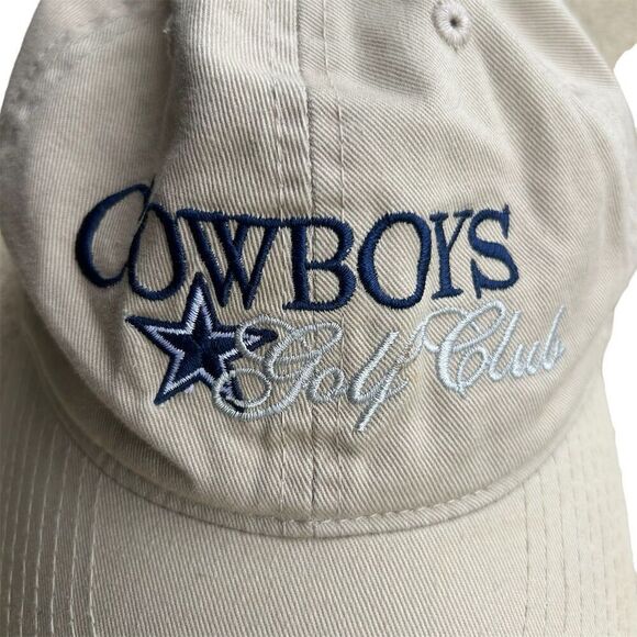 Dallas Cowboys Golf Club Hat Beige Unisex Adult NFL Officially Licensed - Picture 2 of 6